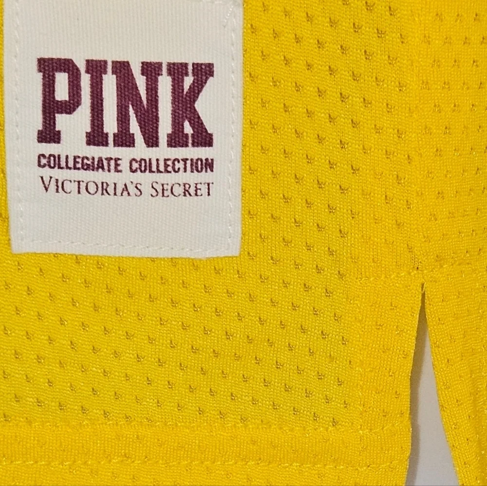 PINK VS SPORTS APPEARL Yellow White Sequin #01 Arizona State Dare Devils Jersey